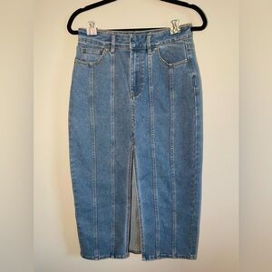 House of Harlow Jean skirt